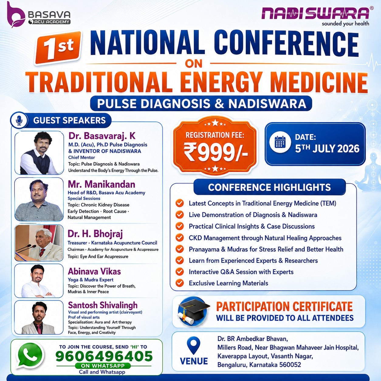 1st National Conference