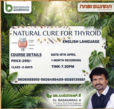 Natural Cure for Thyroid Workshop 2days online class in (English Language)
